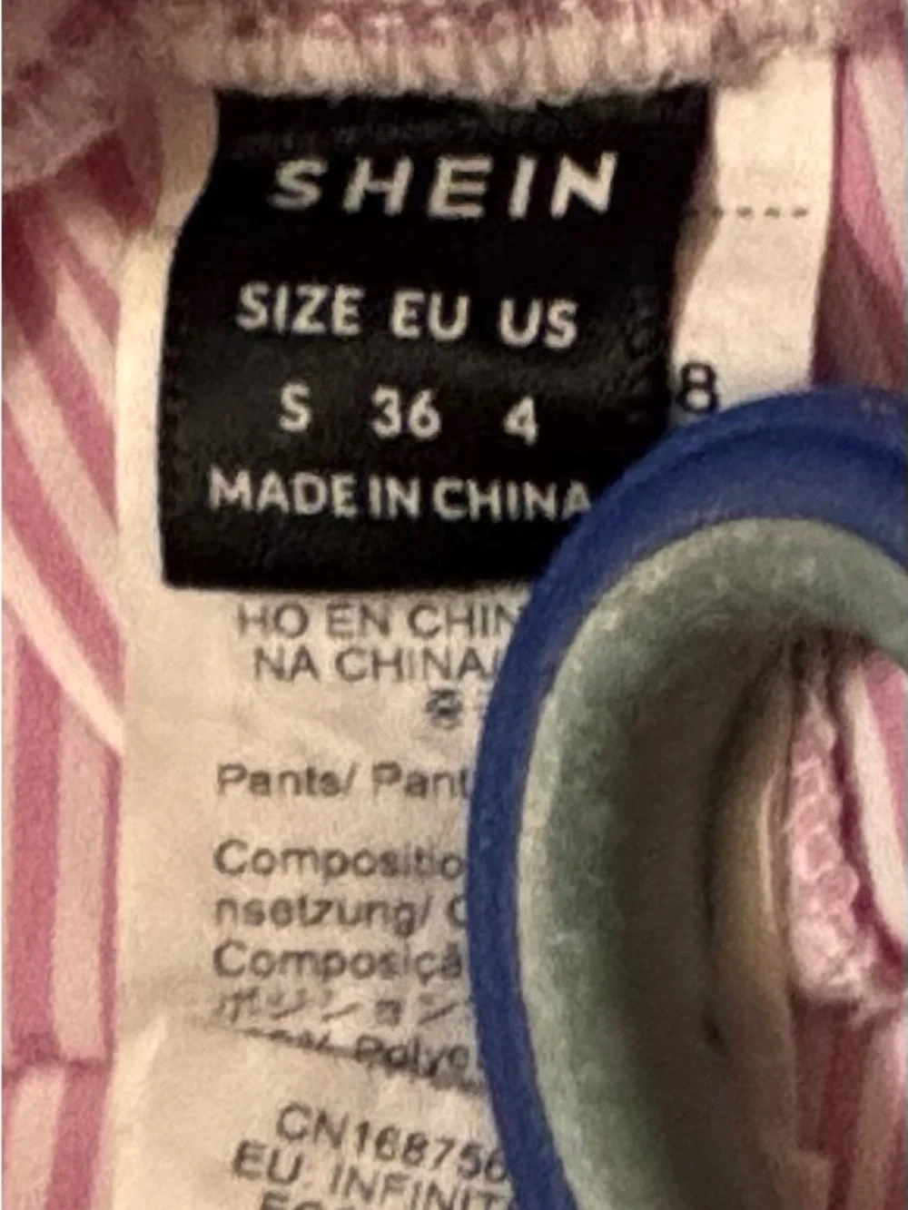 SHEIN Striped Pull-On Shorts - Pink, Blue & Green Sz S